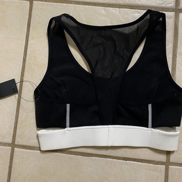 Kendall and Kylie Black and White Sports Bra - Picture 2 of 2
